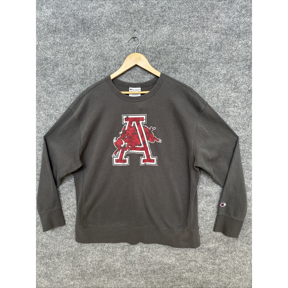 Champion University of Arkansas Razorbacks Men's Unisex Sweatshirt Sz 2XL NCAA
